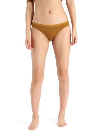 Icebreaker Merino Siren Bikini Briefs Naisten Alusvaatteet Ruskea | FI 1718FDNM